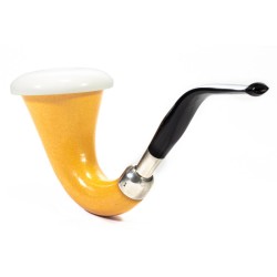 Pipa in Zucca CPW Calabash Liscia Cap in Schiuma CB 2509 | Pipeonline