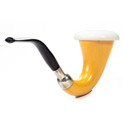 Pipa in Zucca CPW Calabash Liscia Cap in Schiuma CB 2509 | Pipeonline