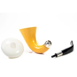 Pipa in Zucca CPW Calabash Liscia Cap in Schiuma CB 2509 | Pipeonline