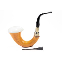 Pipa in Zucca CPW Calabash Liscia Cap in Schiuma CB 2512 | Pipeonline