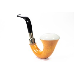 Pipa in Zucca CPW Calabash Liscia Cap in Schiuma CB 2512 | Pipeonline