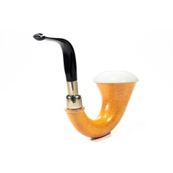 Gourd Pipe Pipe CPW Calabash Smooth Meerschaum Cap CB 2512 | Buy Now
