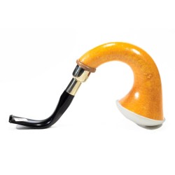Pipa in Zucca CPW Calabash Liscia Cap in Schiuma CB 2512 | Pipeonline