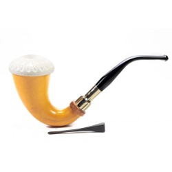 Gourd Pipe Pipe CPW Calabash Smooth Meerschaum Cap CB 2513 | Buy Now