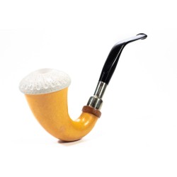 Gourd Pipe Pipe CPW Calabash Smooth Meerschaum Cap CB 2513 | Buy Now