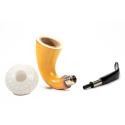 Gourd Pipe Pipe CPW Calabash Smooth Meerschaum Cap CB 2513 | Buy Now