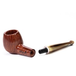 Pipa Amorelli Due Stelle Liscia Apple AM 2519 | Pipeonline