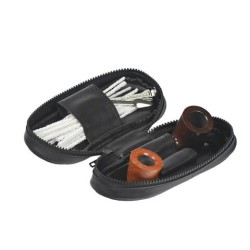 Pipe & Tobacco Pouch Sasieni for 2 Pipes