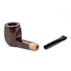 Briar Pipe Sasieni 4 Dot Walnut Smooth Square Panel