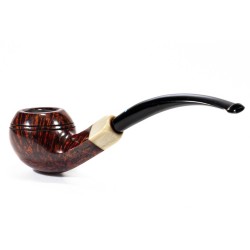Pipe Sasieni 4 Dot Walnut Smooth Bent Rhodesian