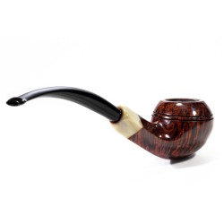 Pipe Sasieni 4 Dot Walnut Smooth Bent Rhodesian