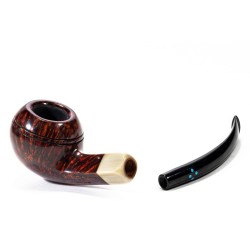 Pipe Sasieni 4 Dot Walnut Smooth Bent Rhodesian