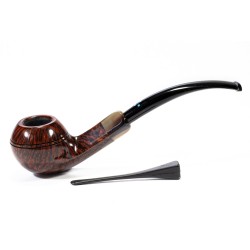 Pipe Sasieni 4 Dot Walnut Smooth Bent Rhodesian SV 2537 | Buy Now