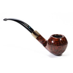 Pipe Sasieni 4 Dot Walnut Smooth Bent Rhodesian SV 2537 | Buy Now