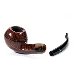 Pipa Sasieni 4 Dot Walnut Liscia Bent Rhodesian SS 2537 | Pipeonline