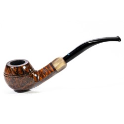 Pipa Sasieni 4 Dot Walnut Liscia Bent Rhodesian SS 2535 | Pipeonline