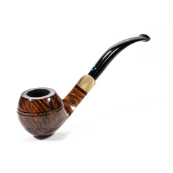 Pipa Sasieni 4 Dot Walnut Liscia Bent Rhodesian SS 2535 | Pipeonline