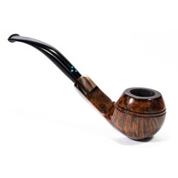 Pipa Sasieni 4 Dot Walnut Liscia Bent Rhodesian SS 2535 | Pipeonline