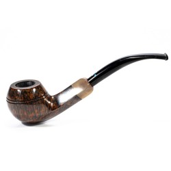 Pipa Sasieni 4 Dot Walnut Liscia Bent Rhodesian SS 2536 | Pipeonline