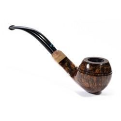 Pipe Sasieni 4 Dot Walnut Smooth Bent Rhodesian SV 2536 | Buy Now