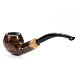 Pipe Sasieni 4 Dot Walnut Smooth Bent Rhodesian SV 2536 | Buy Now