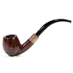 Pipa Sasieni 4 Dot Walnut Liscia Bent Apple SS 2515 | Pipeonline