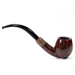 Pipa Sasieni 4 Dot Walnut Liscia Bent Apple SS 2515 | Pipeonline