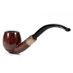Pipe Sasieni 4 Dot Walnut Smooth Bent Apple SV 2515 | Buy Now