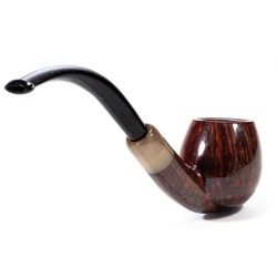 Pipe Sasieni 4 Dot Walnut Smooth Bent Apple SV 2515 | Buy Now