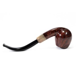 Pipa Sasieni 4 Dot Walnut Liscia Bent Apple SS 2515 | Pipeonline