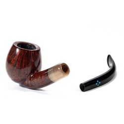 Pipa Sasieni 4 Dot Walnut Liscia Bent Apple SS 2515 | Pipeonline