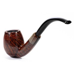 Briar Pipe Sasieni 4 Dot Walnut Smooth Bent SV 2518 | Buy Now