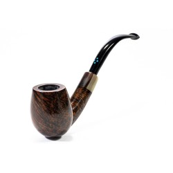 Pipa in radica Sasieni 4 Dot Walnut Liscia Bent