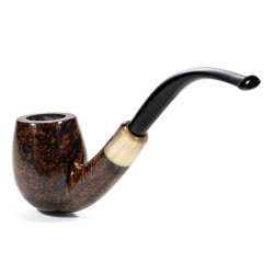 Briar Pipe Sasieni 4 Dot Walnut Smooth Bent