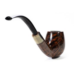 Briar Pipe Sasieni 4 Dot Walnut Smooth Bent