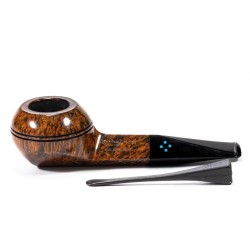 Pipa Sasieni 4 Dot Walnut Root Liscia Rhodesian SS 2516 | Pipeonline