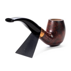 Pipe Talamona Brass Cognac Smooth Bent