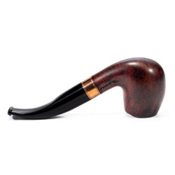 Pipe Talamona Brass Cognac Smooth Bent