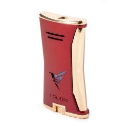 Accendino Jet Flame Colibri Slim Rosso Oro