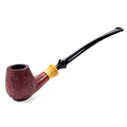 Briar Pipe C-Pipe Group 1 Sandblasted Bent Apple CP 2504 | Buy Now