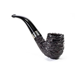 Pipe Peterson Donegal Rusticated Bent Billiard (69)
