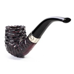 Pipe Peterson Donegal Rusticated Bent Billiard (69)