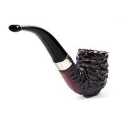 Pipe Peterson Donegal Rusticated Bent Billiard (69)