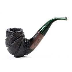 Pipe Mastro Geppetto Sandblasted Bent Billiard