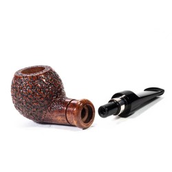 Pipa Ser Jacopo Rusticata R1-B Apple SJ 2536 | Pipeonline