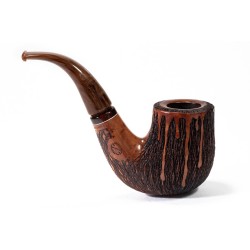 Briar Pipe Amorelli Penna Di San Michele Bent AM 2528 | Buy Now