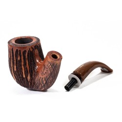 Briar Pipe Amorelli Penna Di San Michele Bent AM 2528 | Buy Now