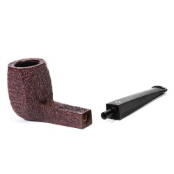 Briar Pipe Sasieni 4 Dot Ruff Root Sand. Square Panel