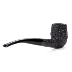 Pipa Sasieni 4 Dot Ruff Root Sabbiata Bent Billiard SS 2540