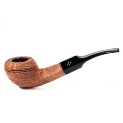 Pipa Sasieni 4 Dot Ruff Root Sabbiata Bent Rhodesian